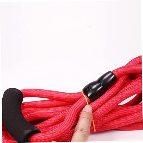 Toyvian Heavy Duty Dog Leash with Padded Handle Red Training Leash for Medium Large Dogs Ergonomic Grip for Comfort and Control for Training and Walking