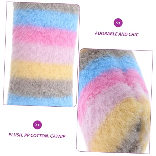 Catnip Plush Pillow Toy for Kittens Interactive Chew Toy for Indoor Cats for Exercise and Entertainment Soft Plush Design - size: 23.5x6x5cm