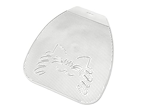 Van Ness Pets Trackless Cat Litter Mat Traps Litter from Box, Waterproof, White