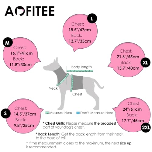 AOFITEE Dog Coat, Dog Winter Jacket, Fullbody Dogs Winter Coat Snowsuit, Waterproof Pet Puffer Jacket Snow Suit with Legs, Pet Fleece Vest, Cold Weather Coats for Small Dogs, Blue L - color: Blue, size: Large