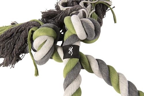Browning Pet Training Tools, Durable Dog Toys for Tug and Fetch, Rope Toy (Military Green), Medium - color: Rope Toy (Military Green)