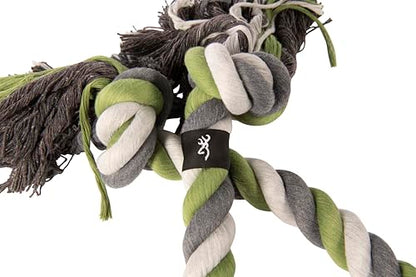 Browning Pet Training Tools, Durable Dog Toys for Tug and Fetch, Rope Toy (Military Green), Medium - color: Rope Toy (Military Green)