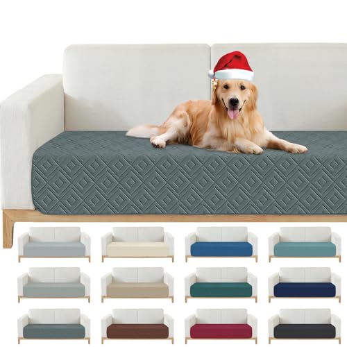 2026 Waterproof Sofa Dog Blanket (30"x53") Comfy Loveseat Couch Mat for Pets with Anti-Slip Back, Universal Incontinence Lightweight Liner Pad for Furniture Car Picnic etc Durable Washable, Dark Grey - color: Dark Grey, size: 30x53 Inch