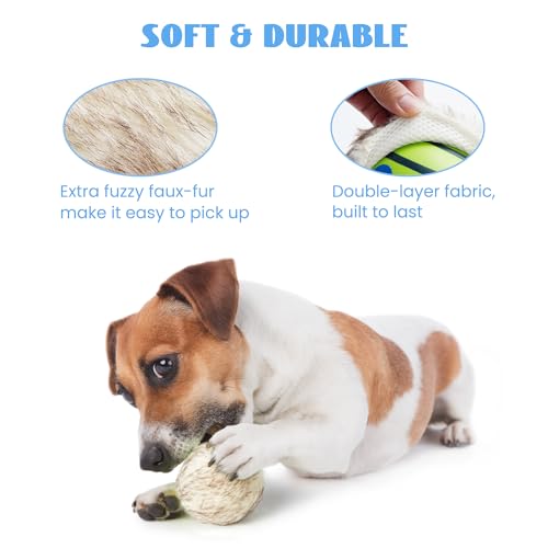 Nocciola Wobble Giggle Ball for Dogs, Interactive Dog Toys for Boredom, Squeaky Ball Dog Toys to Keep Them Busy, Pet Toys for Small Medium Large Dogs, Fun Giggle Sounds When Rolled or Shaken (M) - size: Medium Size