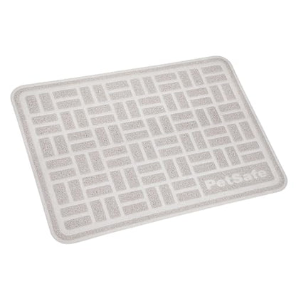 PetSafe Anti-Tracking Litter Mat - Traps Crystal and Clay Clumping Cat Litter - Durable Mesh Material - Easy to Clean Mat - Compatible with All Cat Litter Boxes - Large Size - size: Large