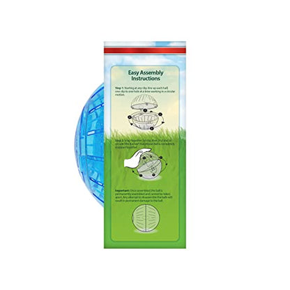 Kaytee 7" Dazzle Run-About Exercise Ball For Pet Hamsters & Gerbils - color: Dazzle, size: 7"