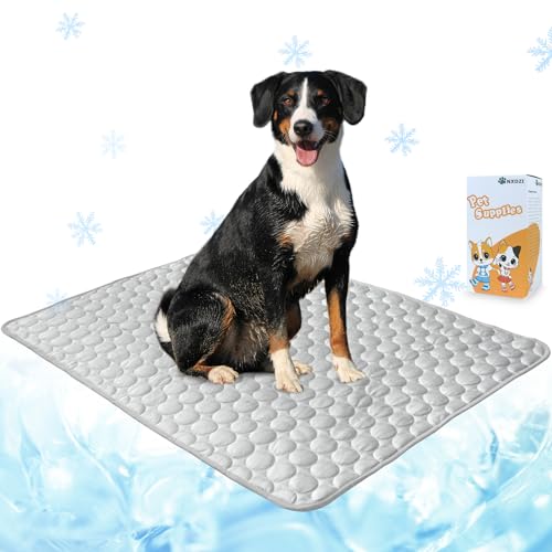 Dog Cooling Mat for Dogs, Pet Cooling Pad Bed for Dog Easy Washable for All Types of Pets and Perfect for Both Indoor and Outdoor Use, Including Car Seats 59" x 40" - color: B-Grey-1 Pc, size: 40 in x 28 in