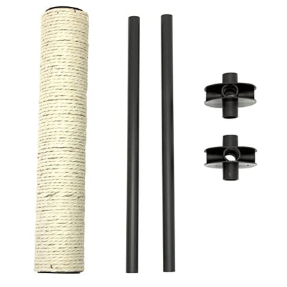 Kitty City Parts Kit - color: F) 1 Scratching Post & 2 Pipes with Joints
