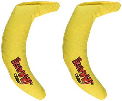 Yeowww! Yellow Banana Catnip Toy (2 Pack)