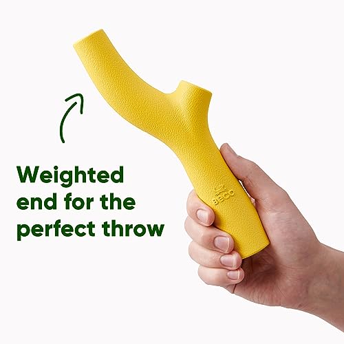 Beco Dog Toy - Natural Rubber Super Stick, Fetch Chew Toy for Dogs - Yellow - color: Yellow