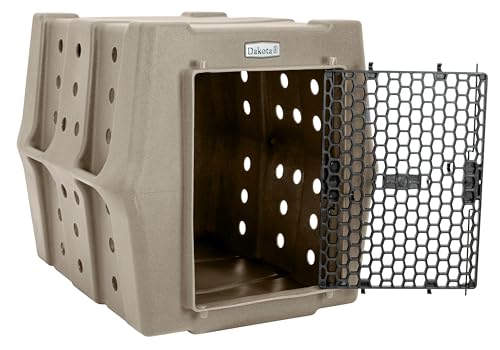 Dakota 283 Crate - Canine Rough and Tough Economy Kennel (Sandstone, Intermediate) - color: Sandstone, size: Medium
