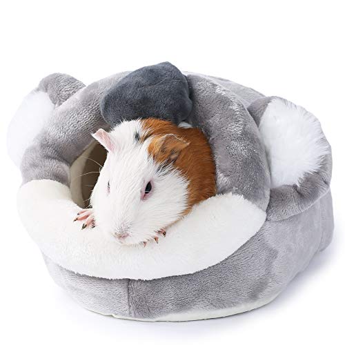 Hamster Guinea Pig Supplies Bed Accessories House Hedgehog Cage Supplies Chinchilla Ferret Rat Gerbil (S,Koala) - color: 6-Koala, size: S