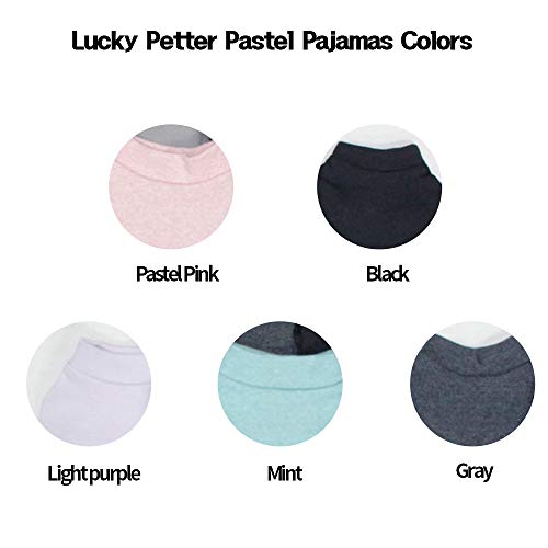 Basic Dog Pajamas Pastel Durable and Elastic Dog Onesie Apparel Outfits Doggie Jammies (4X-Large, Gray) - color: Gray, size: 4X-Large