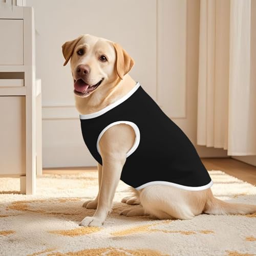 SWEET TANG Dog Lightweight T-Shirt Black, Cool Breathable Stretchy Medium Large Dog Shirts, Soft Pet Shirts for Puppy Kitty Cats, X-Large - color: Pattern (442), size: X-Large