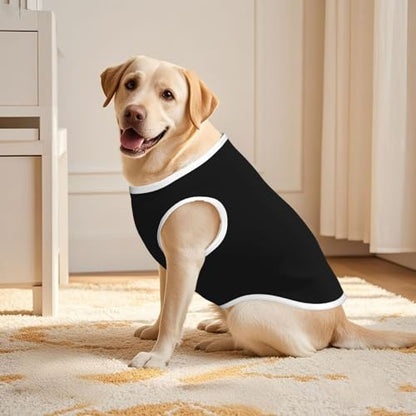 SWEET TANG Dog Lightweight T-Shirt Black, Cool Breathable Stretchy Medium Large Dog Shirts, Soft Pet Shirts for Puppy Kitty Cats, X-Large - color: Pattern (442), size: X-Large