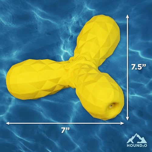 Dog Toys | Squeaky Boomerang Floating Outdoor Toy for Dogs, Value 3-Pack | Bright Color Dog Fetch Toys with Squeaker