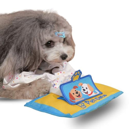 Interactive Dog Puzzle Toy | Anti-Boredom & Mental Stimulation | Snuffle Mat for Dogs | Slow Feeding & Enrichment Game | Small, Medium, Large Dogs | Pizza, Bowling or Tissue (Tissue) - color: Tissue