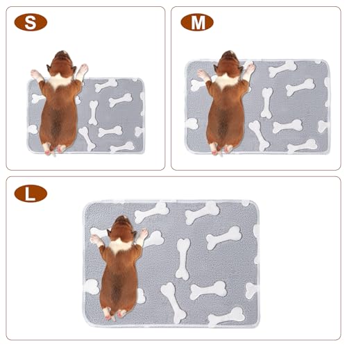 1 Pack 3 Blankets Super Soft Fluffy Premium Fleece Pet Blanket Flannel Paw Printed Throw for Dog Puppy Cat (Large 41x31'', Star, Bone, Love) - color: Stars, Bone, Love, size: 41x31 inch(Pack of 3)