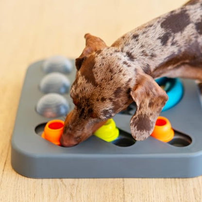 Messy Mutts Flip'n Slide Puzzler, Medium, 12.5" x 12.5", Grey - size: Medium