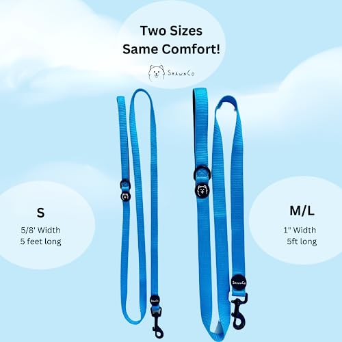 ShawnCo Dream Walk Dog Leash- Premium, Nylon Pet Leash with Soft Neoprene Handle for Small, Medium and Large Dogs (Driftwood, Small) - color: Driftwood, size: Small
