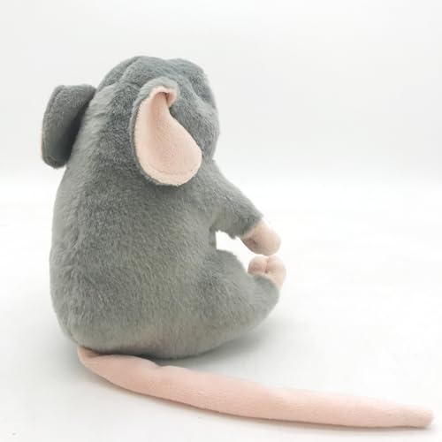 JIANEEXSQ Cute Simulation Mouse Plush Toy Realistic Lifelike Rat Stuffed Animal Model Doll Gift Collection for Kids