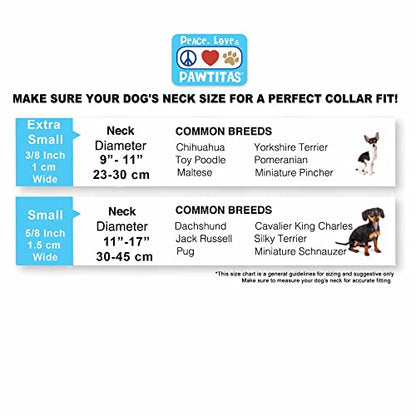 Pawtitas Reflective Dog Collar - Personalized Name & Phone Number, Adjustable for Small Dogs & Puppies - Black - color: Customized Black, size: X-Small (Pack of 1)