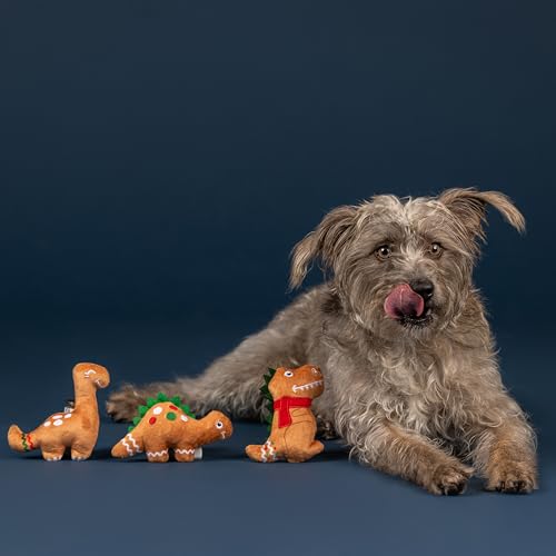 Fringe Studio Pet Toy, Baking Spirits Bright Christmas Cookies Plush Dog Toy 3 Piece Set, PetShop Collection (662143) - color: Baking Spirits