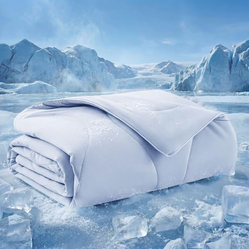 Bedsure Premium Cooling Blanket for Medium Dog - Q-MAX>0.5, Breathable Summer Washable Cold Pet Throw Blanket, Soft Durable Self Cooling Cat Mat for Hot Weather, Powder Blue, 30x40 - color: Powder Blue, size: M(30x40")