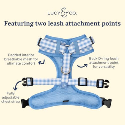 Lucy & Co. Silly Goose No-Pull Dog Harness, Adjustable Front Clip Harness with Comfort Padding, Small - color: Silly Goose, size: Small