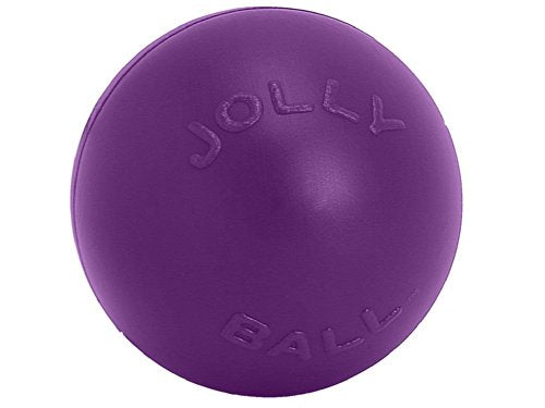 Jolly Pets Push-n-Play Ball Dog Toy, 14 Inches/Extra-Large, Purple,All Breed Sizes - color: Purple, size: 14 Inches/ Extra-Large