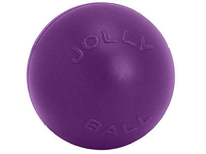 Jolly Pets Push-n-Play Ball Dog Toy, 14 Inches/Extra-Large, Purple,All Breed Sizes - color: Purple, size: 14 Inches/ Extra-Large