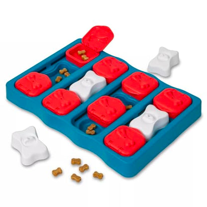 Interactive Dog and Cat Games Treat Hiding Challenge Mental Stimulation with Rewards (12.75 Inch Brick Game) - size: 12.75 Inch Brick Game