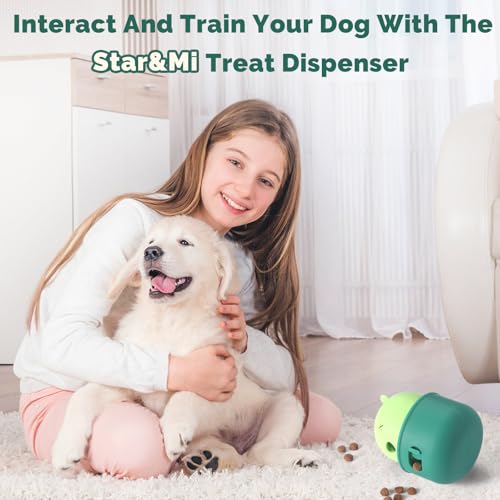 Silicone Dog Slow Feeder Toy - Interactive Puzzle Feeder & Food Dispenser for Small & Large Dogs - Enrichment Toys for Mental Stimulation - Fun Puppy Chew Toys & Cat Treat Dispenser to Keep Pets Busy - color: Bear-Green