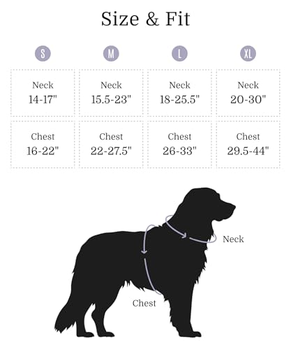 2026 New Edition, Fei & Eve MagEase Dog Harness - Instant Magnetic Buckle | 3-Point No-Pull Control | Heavy-Duty 900D Nylon | Dual Safety Handles | Breathable Mesh | Adjustable Fit | Medium,Gray - color: Twilight Gray, size: M