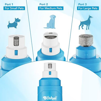 Boshel Quiet Noise Pet Nail Grinder for Dogs, Toenail Grinder for Large Breeds to Small Puppy and Cats