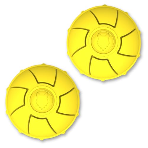 Fenrir - Dog Ball - High Bouncing Yellow Rubber for Fetch & Recall - 2.5 Inch Durable Floating Dog Toy - Water Retrievable Interactive Ball for All Breeds (Medium 2 Pack) - size: Medium 2 Pack