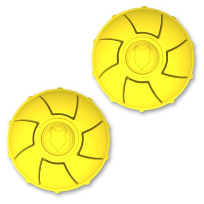 Fenrir - Dog Ball - High Bouncing Yellow Rubber for Fetch & Recall - 2.5 Inch Durable Floating Dog Toy - Water Retrievable Interactive Ball for All Breeds (Medium 2 Pack) - size: Medium 2 Pack