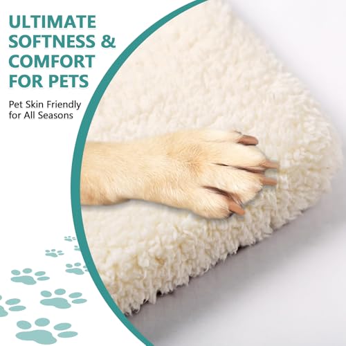 Dog Mat Soft, Pet Bed for Comfortable Rest, Ideal for All Dog Sizes, Machine Washable, Durable & Easy to Clean,30x20x1 in,Black - size: 30x20x1 in