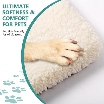 Dog Mat Soft, Pet Bed for Comfortable Rest, Ideal for All Dog Sizes, Machine Washable, Durable & Easy to Clean,30x20x1 in,Black - size: 30x20x1 in