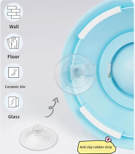 Slow Feeder Cat Bowl, Cat Food Bowl with Cat Lick Ball, Licking A Ball Add More Fun Bowl, Cat Slow Feeder Bowl, Slow Down Eating Speed and Add More Fun for Your Cats. - color: Y*1PC
