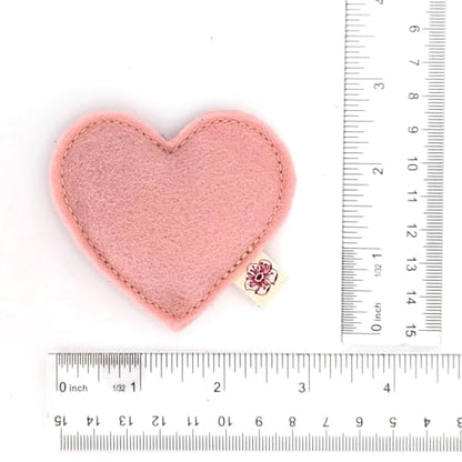 Catnip Toy – Heart Shape, Organic Catnip, 100% Wool Felt, Grown & Made in The USA - Pink - color: Pink, size: 1 pack