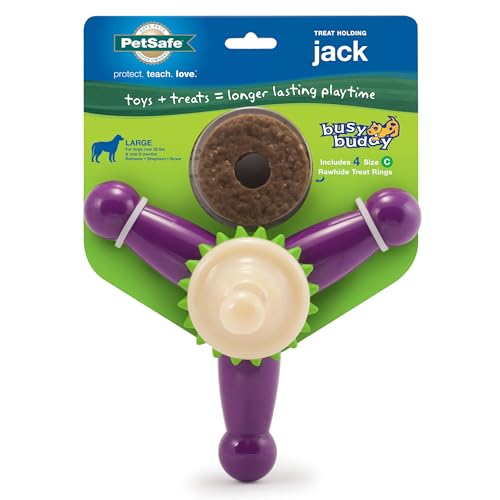 PetSafe Premier Busy Buddy Jack Pet Toy, Large - size: Large, style: Treat Holding Jack