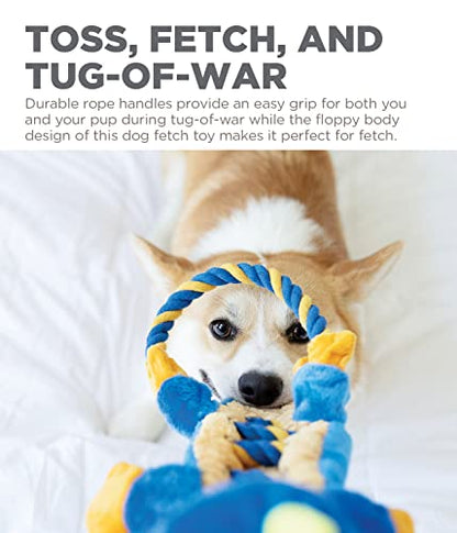 Outward Hound Ropiez Dragon Interactive Plush Squeaky Dog Tug Toy - color: Ropiez Dragon