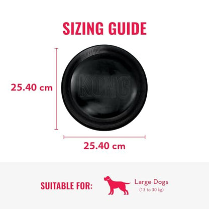 KONG Extreme Flyer - Dog Toy Supports Healthy Exercise - Soft Disc for Dogs - Toy for Fetch & Retrieve - Durable Flying Disc Dog Toy with Rebound - for Large Dogs
