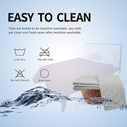 Easy-Going 100% Waterproof Dog Bed Cover, Non-Slip Pet Blanket for Furniture, Washable Couch Cover, Repleasement Sofa Cover (52X82 in,Light Gray) - color: Light Gray, size: 52x82 in
