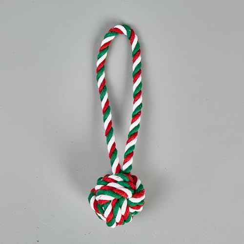 Pet Rope Toys (Small Christmas Colors 6pcs) - size: Medium Christmas colors 6pcs