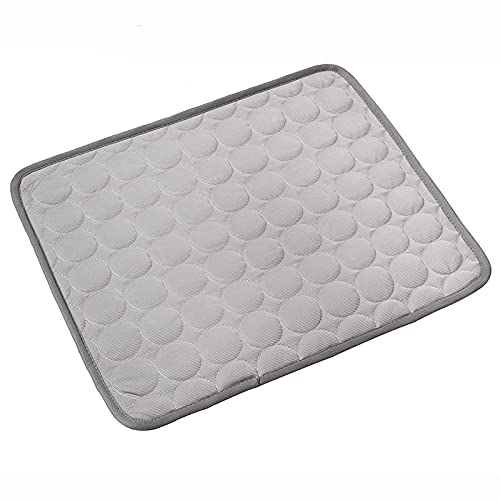 1pcs Dog Bed Cover Pet Blanket for Furniture Bed Couch Sofa Reversible, Breathable, Washable Pet Blankets, Dog Cooling Mat, Light Grey, 50 * 40cm - color: Light Grey, size: 50*40cm