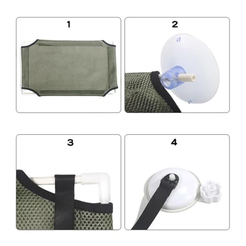 for Cat Window for Seat Mount House Comfort Double Hammock Pet Supplies Suction Cup Mounted Window for Seat