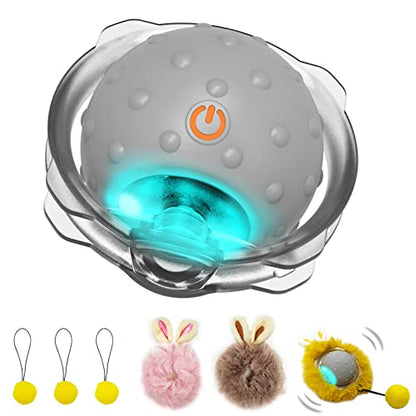 Interactive Cat Toys Ball Super Drive Electric Cat Toy Automatic Rolling Robotic Car Motion Activate