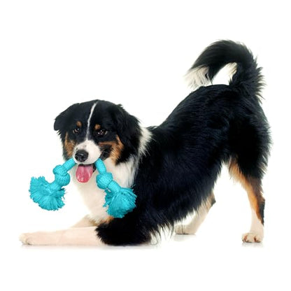 Playology Dog Toys | Dri-Tech Rope Toy Tug of War Rope for Aggressive Chewers | Medium Peanut Butter Scented Toy - Easy to Clean and Made from Non Toxic Materials - size: Medium, style: Peanut Butter